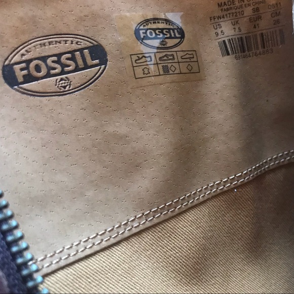 Fossil / 9.5 / Brown Leather Boots - Picture 6 of 8